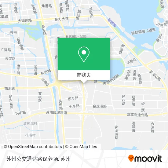 苏州公交通达路保养场地图