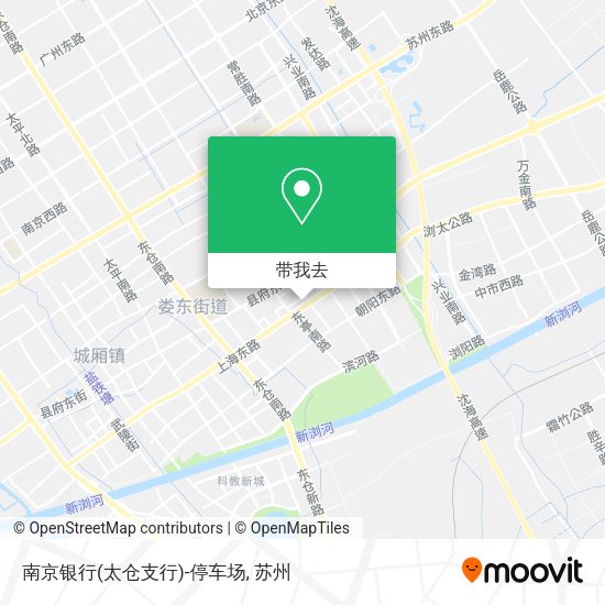 南京银行(太仓支行)-停车场地图