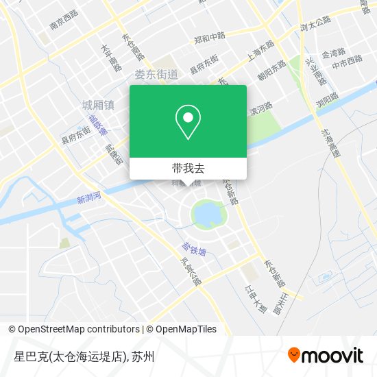 星巴克(太仓海运堤店)地图