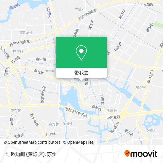 迪欧咖啡(黄埭店)地图