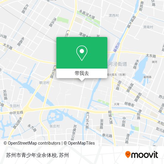 苏州市青少年业余体校地图