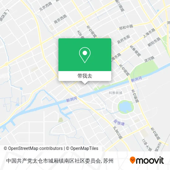 中国共产党太仓市城厢镇南区社区委员会地图