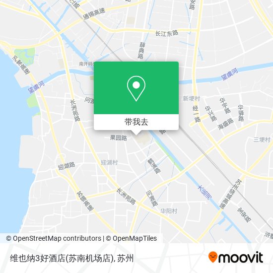 维也纳3好酒店(苏南机场店)地图