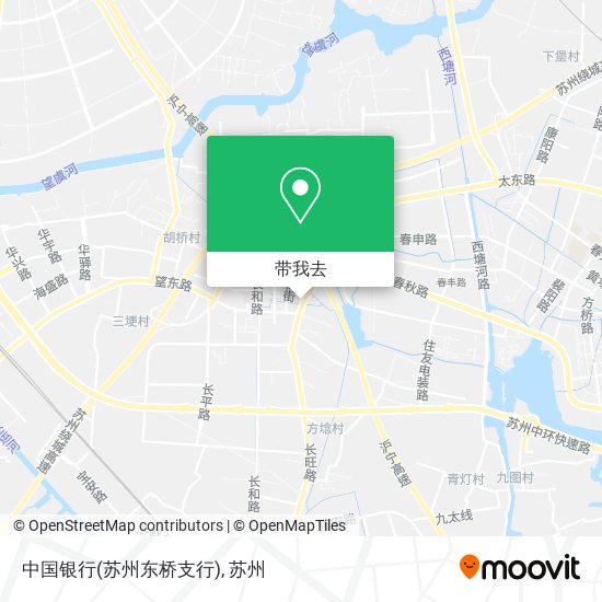 中国银行(苏州东桥支行)地图