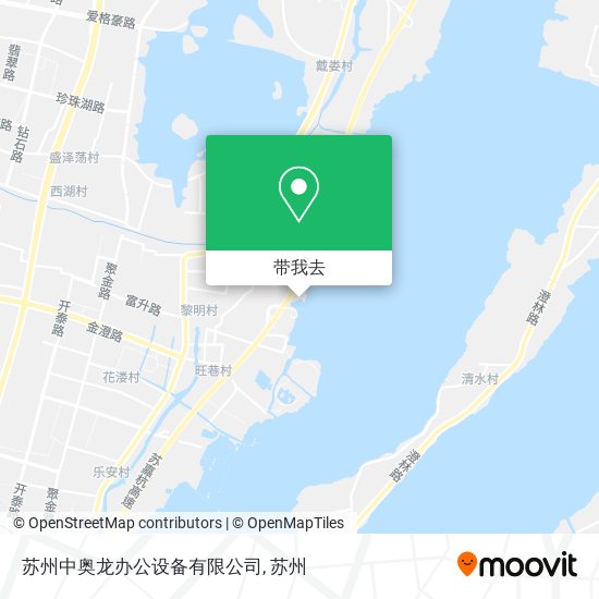 苏州中奥龙办公设备有限公司地图