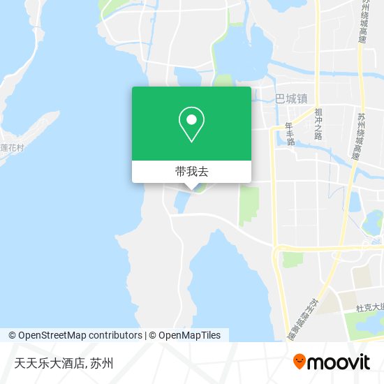天天乐大酒店地图