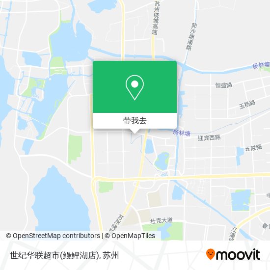世纪华联超市(鳗鲤湖店)地图