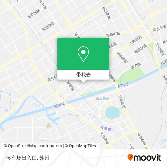 停车场出入口地图
