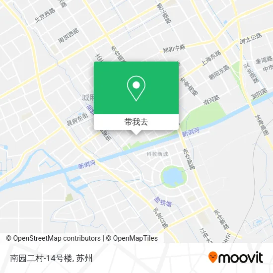 南园二村-14号楼地图