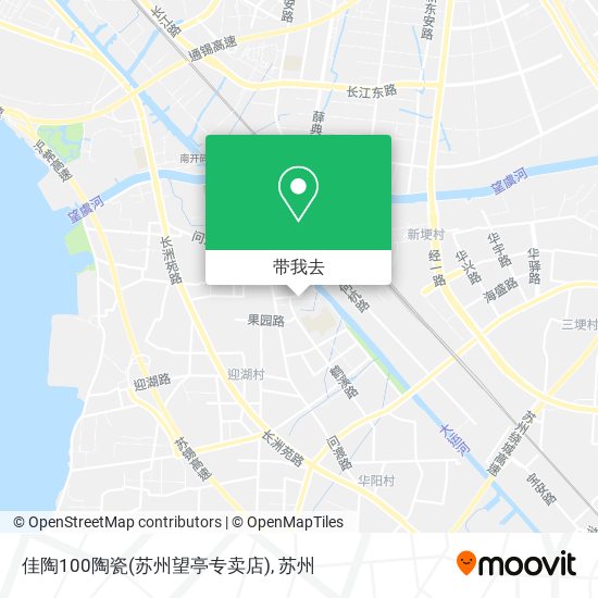 佳陶100陶瓷(苏州望亭专卖店)地图