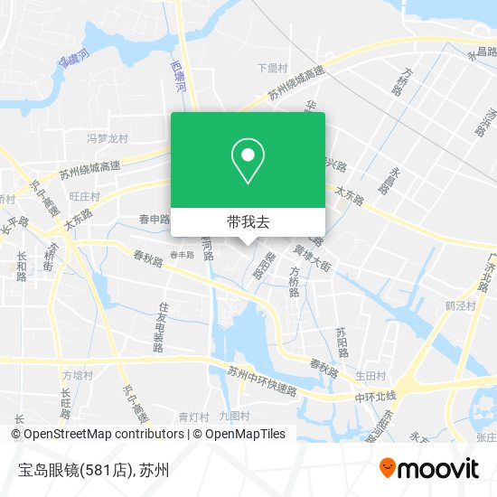 宝岛眼镜(581店)地图