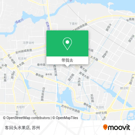 客回头水果店地图