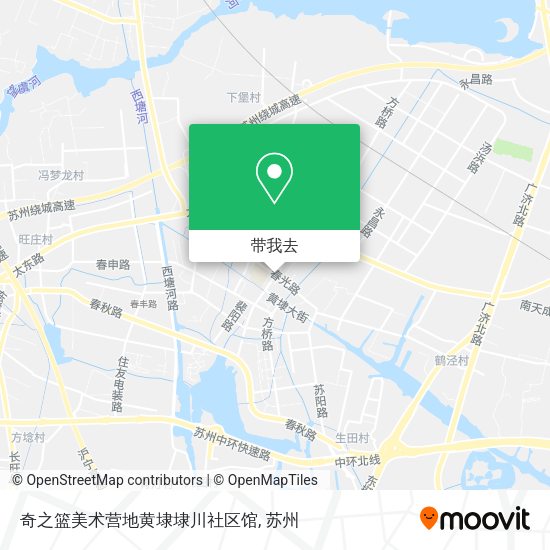 奇之篮美术营地黄埭埭川社区馆地图
