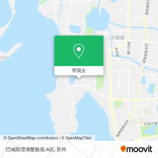 巴城阳澄湖蟹舫苑-A区地图