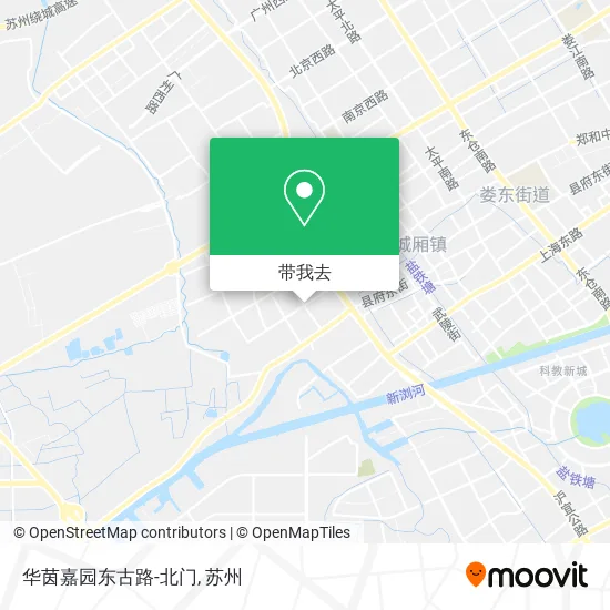 华茵嘉园东古路-北门地图