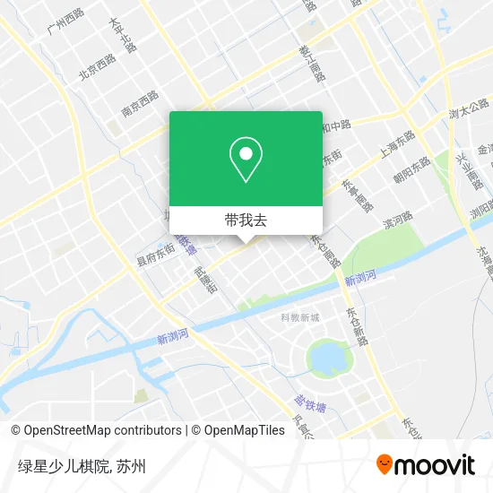 绿星少儿棋院地图