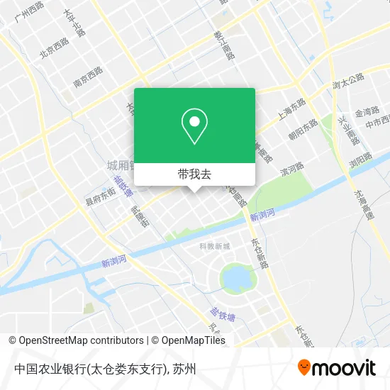 中国农业银行(太仓娄东支行)地图