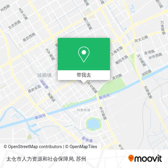 太仓市人力资源和社会保障局地图
