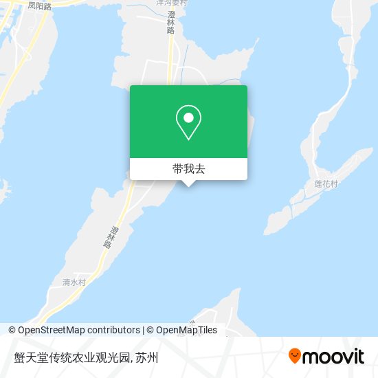 蟹天堂传统农业观光园地图