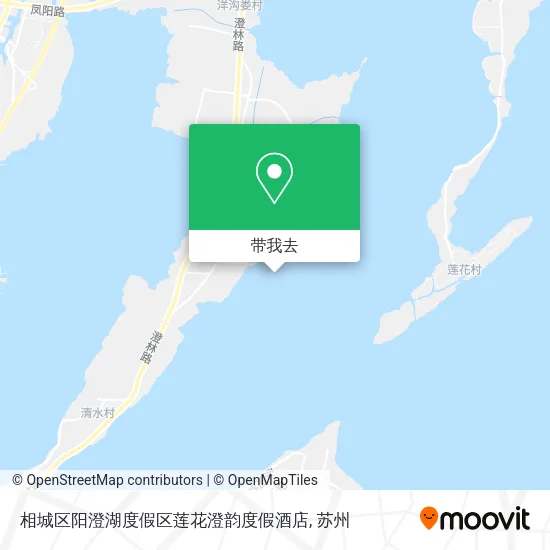 相城区阳澄湖度假区莲花澄韵度假酒店地图