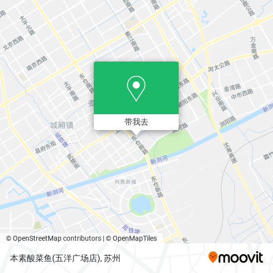 本素酸菜鱼(五洋广场店)地图