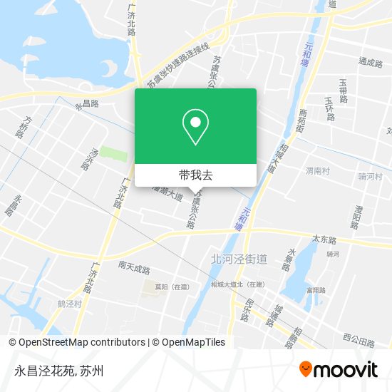 永昌泾花苑地图