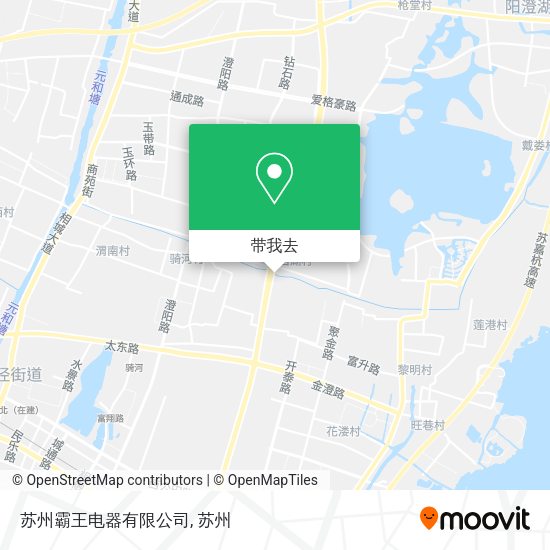 苏州霸王电器有限公司地图