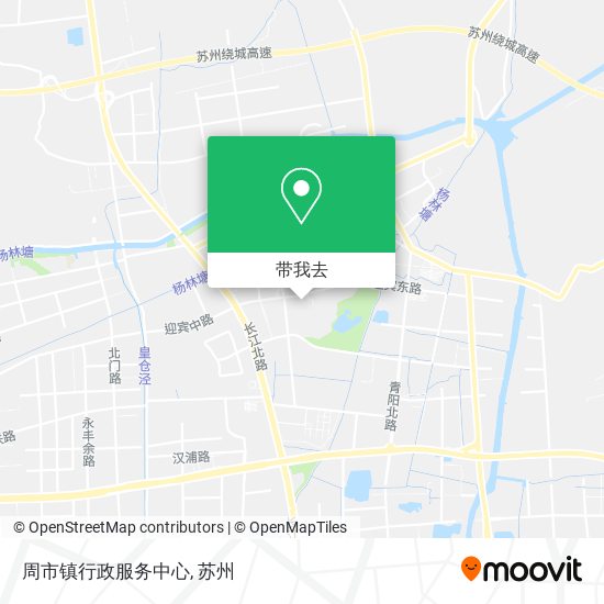 周市镇行政服务中心地图