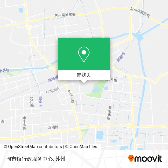 周市镇行政服务中心地图