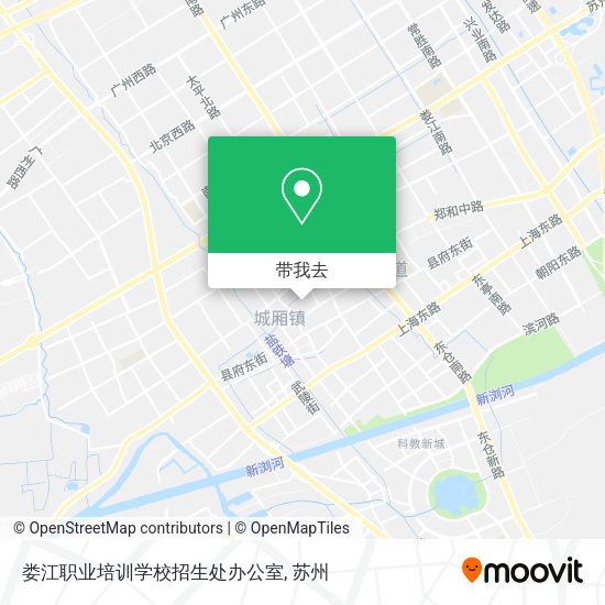 娄江职业培训学校招生处办公室地图