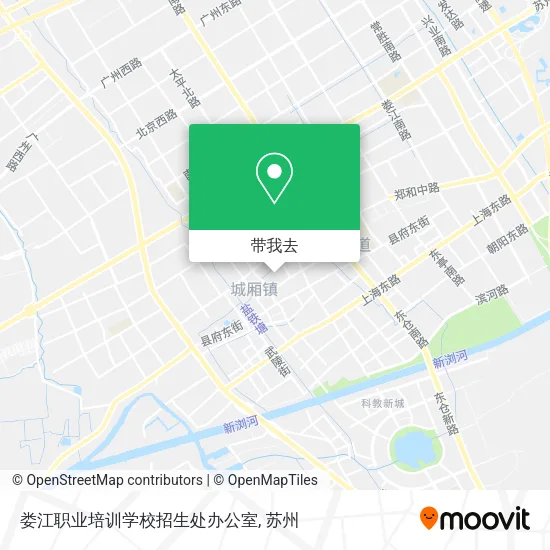 娄江职业培训学校招生处办公室地图
