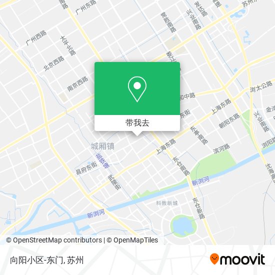 向阳小区-东门地图