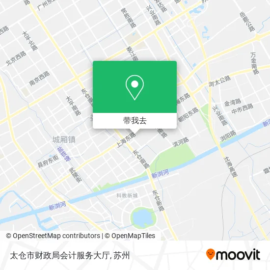 太仓市财政局会计服务大厅地图