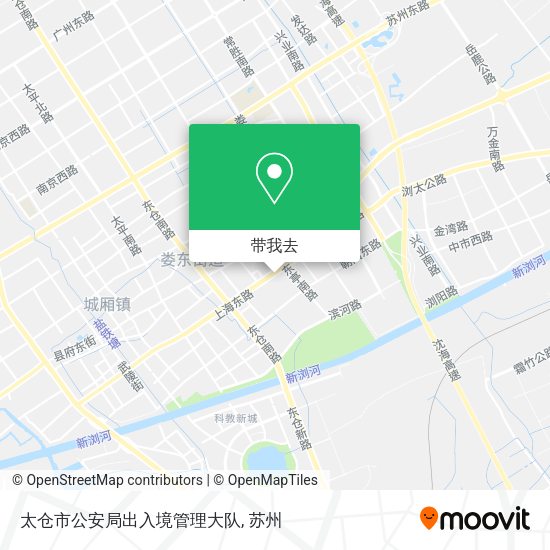 太仓市公安局出入境管理大队地图