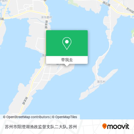 苏州市阳澄湖渔政监督支队二大队地图