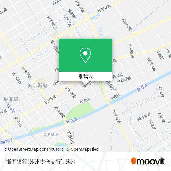 浙商银行(苏州太仓支行)地图