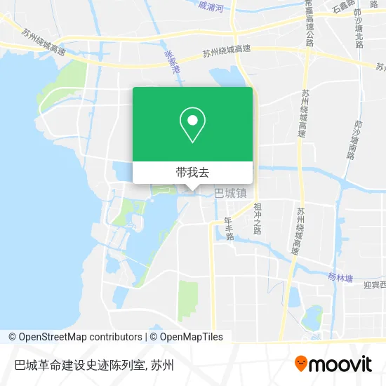 巴城革命建设史迹陈列室地图