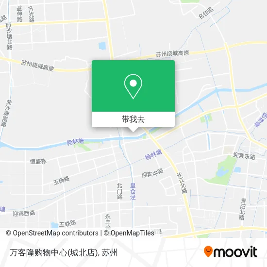 万客隆购物中心(城北店)地图