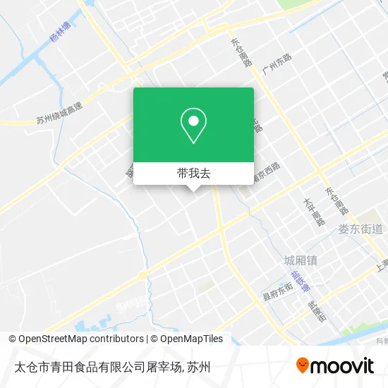 太仓市青田食品有限公司屠宰场地图