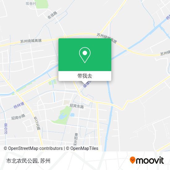 市北农民公园地图