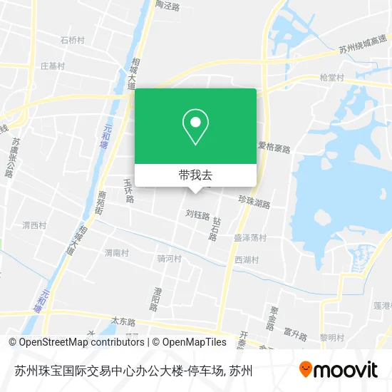 苏州珠宝国际交易中心办公大楼-停车场地图