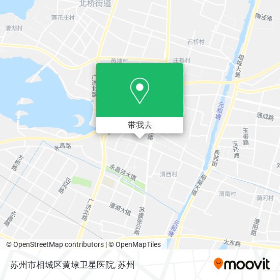 苏州市相城区黄埭卫星医院地图