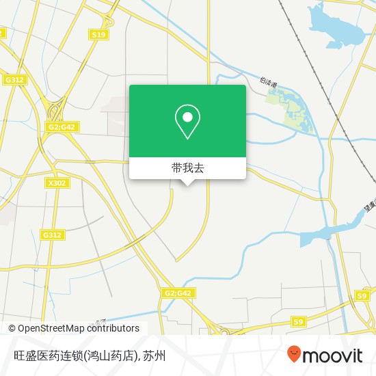 旺盛医药连锁(鸿山药店)地图