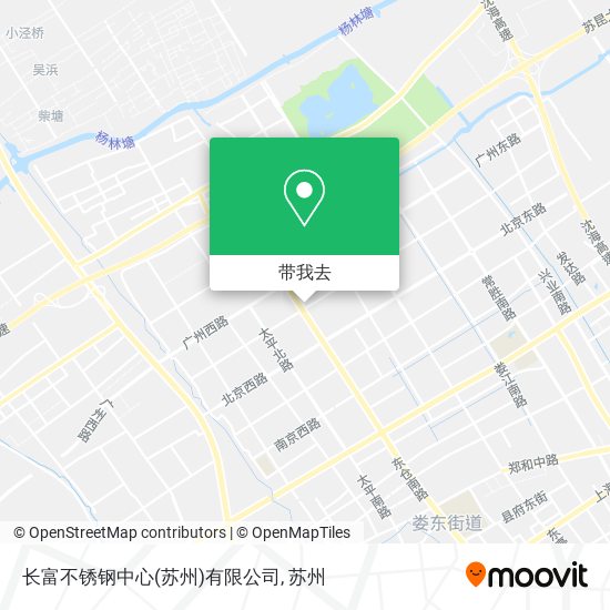 长富不锈钢中心(苏州)有限公司地图