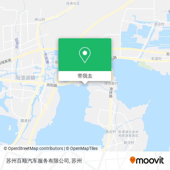 苏州百顺汽车服务有限公司地图