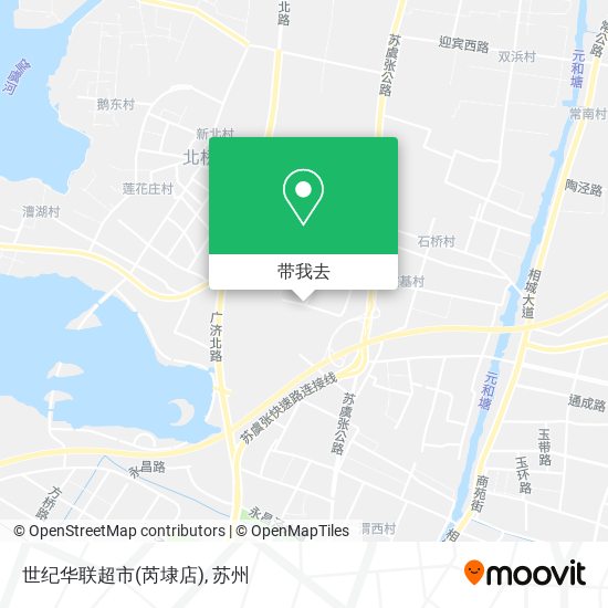 世纪华联超市(芮埭店)地图