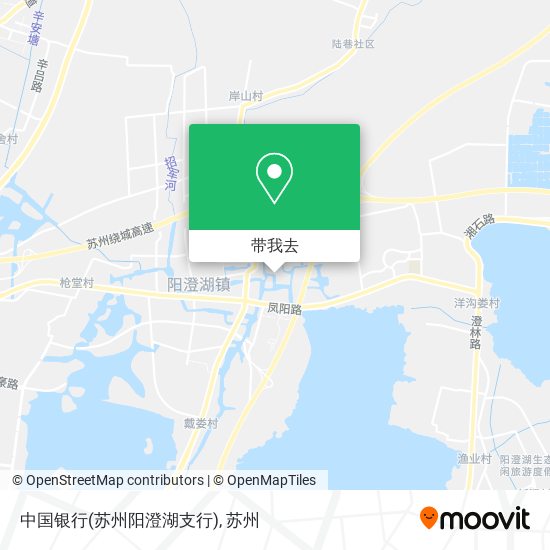 中国银行(苏州阳澄湖支行)地图