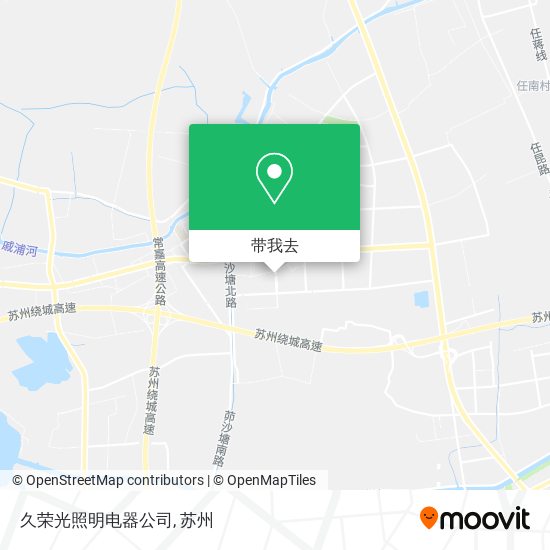 久荣光照明电器公司地图