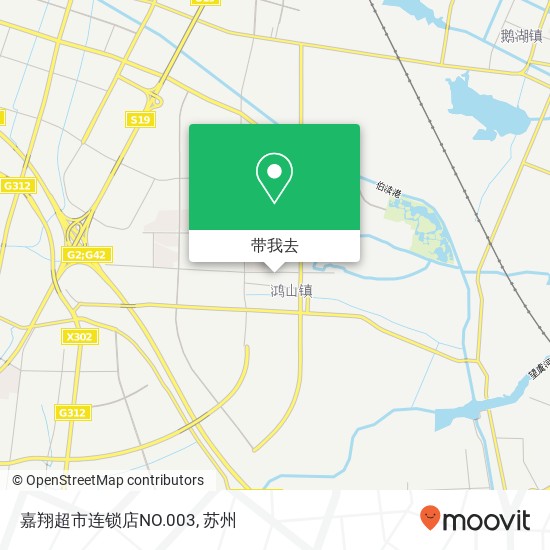 嘉翔超市连锁店NO.003地图