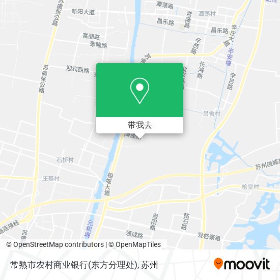 常熟市农村商业银行(东方分理处)地图